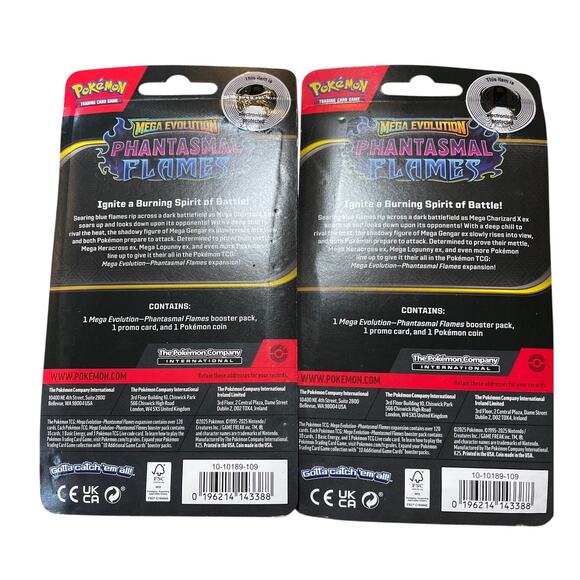 New Pokemon Phantasmal Flames Booster Pack Set - Picture 2 of 2
